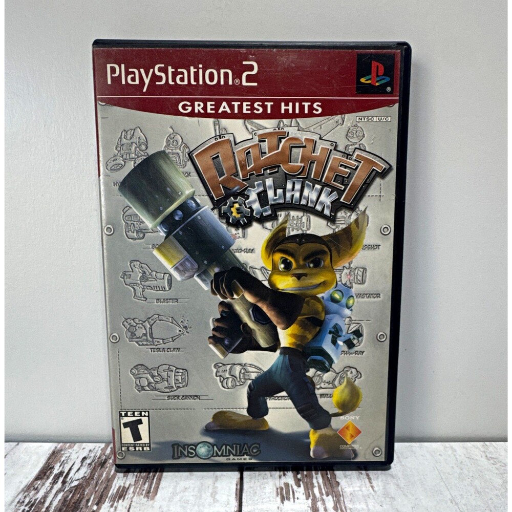Ratchet & Clank Greatest Hits Sony PlayStation 2 PS2 2002 T NTSC-U/C
